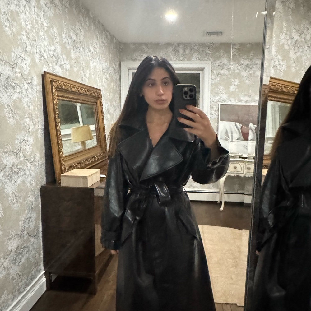 Alice + Olivia Black Leather Jacket